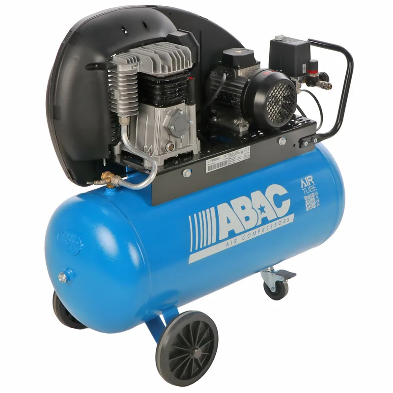 ABAC EXT A29B 90 CT3 - Compresseur d'air électrique triphasé à courroie - Moteur 3 CV - 90 L