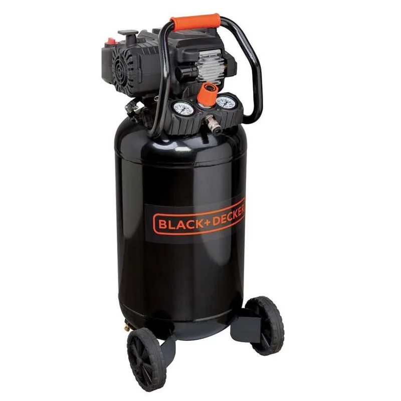 Black & Decker BD 227/50V NK - Compresseur d'air électrique monophasé, oil-less - Moteur 2 CV - 50 L