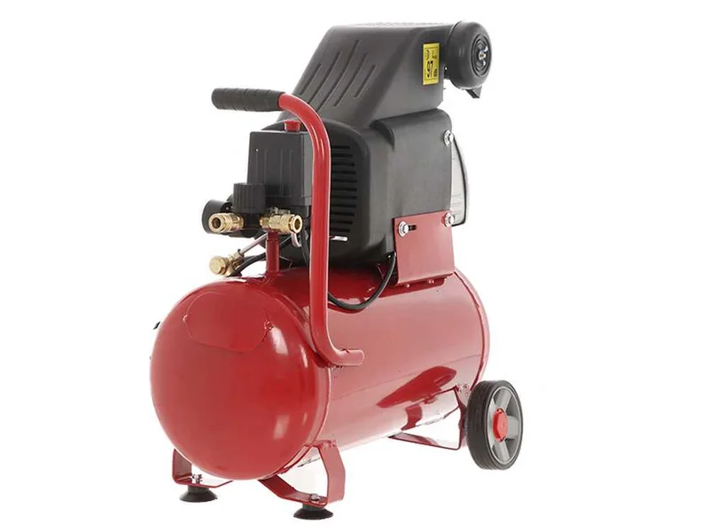 GeoTech AC 24.10.25C - Compresseur d'air électrique de 24 L à air comprimé - moteur 2.5 CV