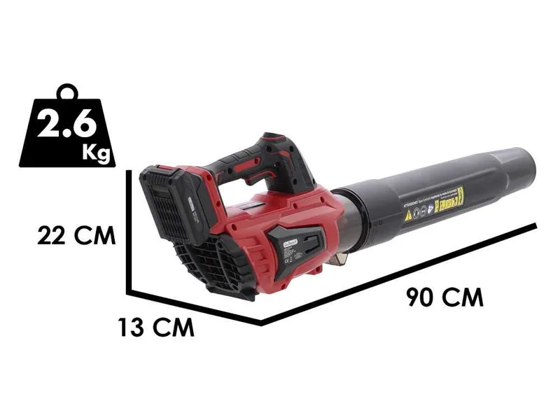 GeoTech X-Line BL-20V - Souffleur de feuilles à batterie - 20 V 5 Ah