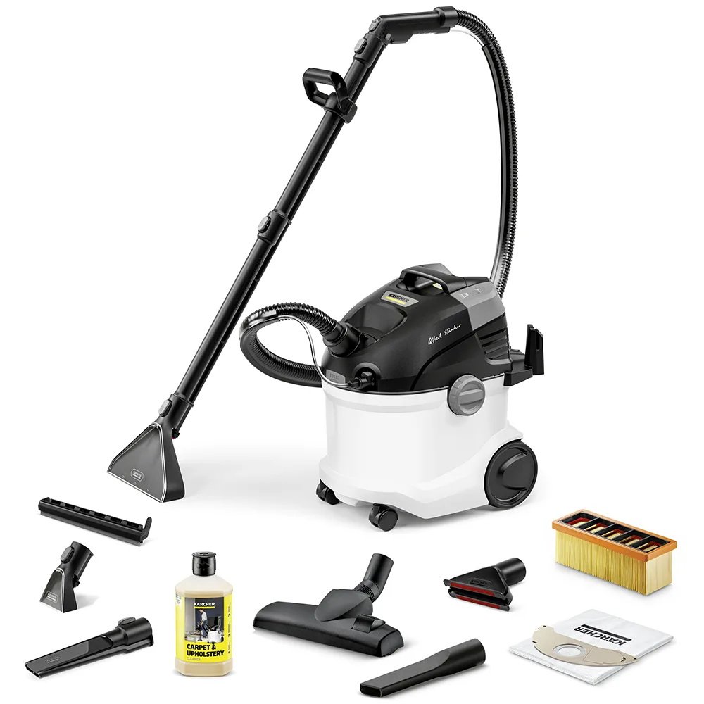 Karcher SE 6 Signature Line - Nettoyeur de moquettes - Aspirateur à liquides - Bidon d'eau propre/sale 4 l - 1000 W