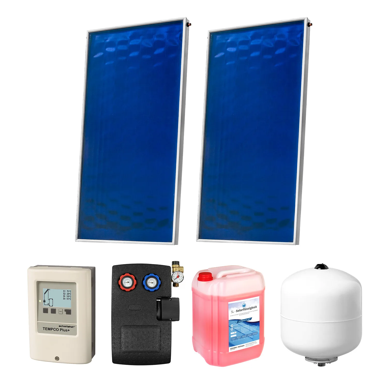 4 m² Ensol kit de capteur solaire plat 1