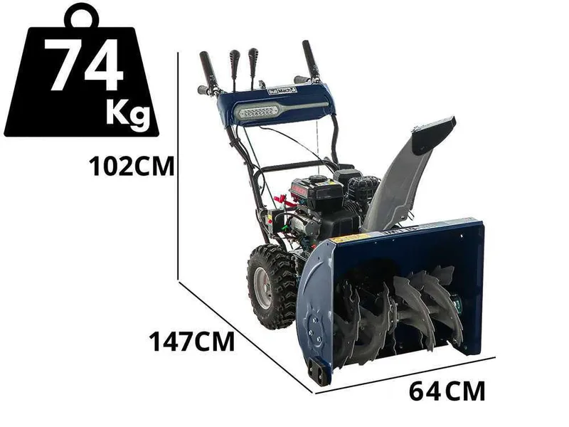 BullMach BM-61 LWE - Fraise à neige thermique - Loncin H200