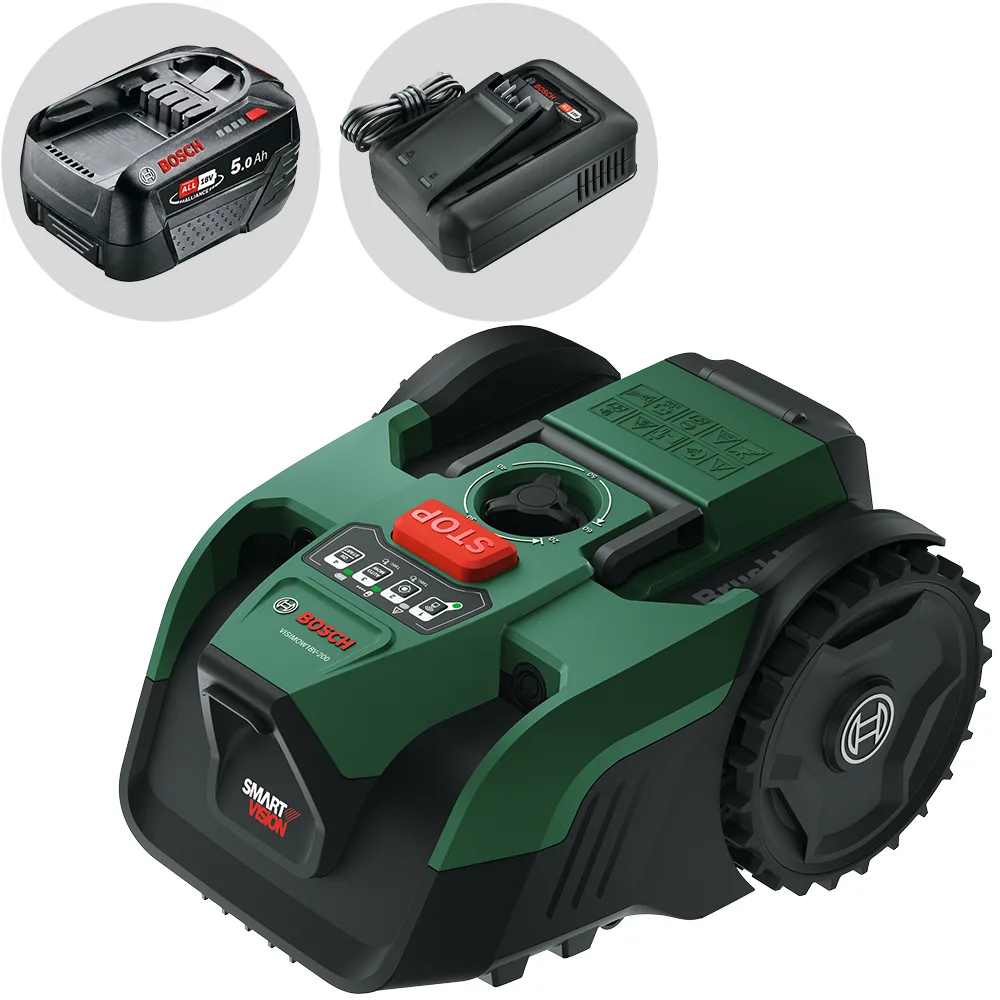 Bosch VISIMOW18V-200 - Robot tondeuse - Sans installation - 18 V/5 Ah
