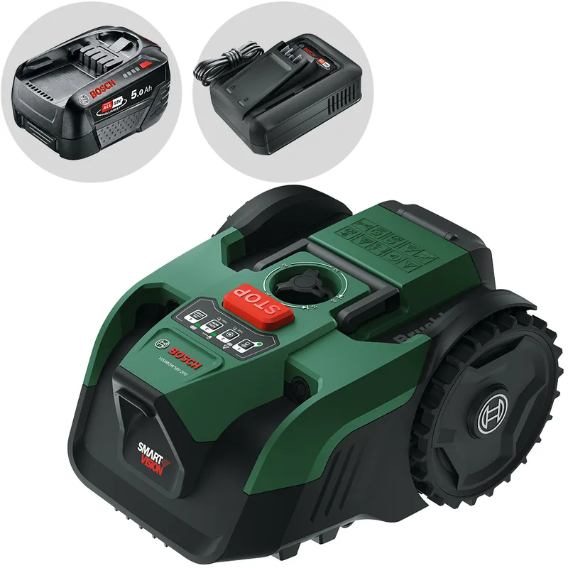 Bosch VISIMOW18V-200 - Robot tondeuse - Sans installation - 18 V/5 Ah
