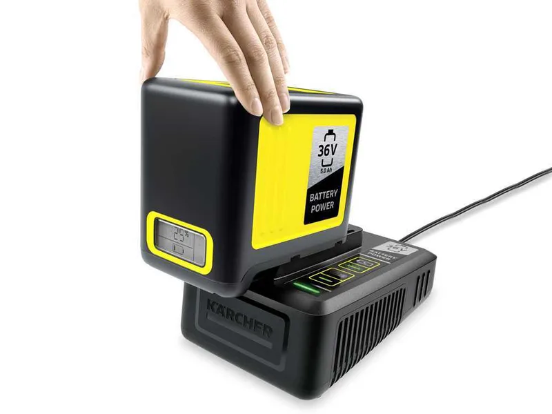 Kit de démarrage Chargeur et batterie Karcher 36V 5 Ah