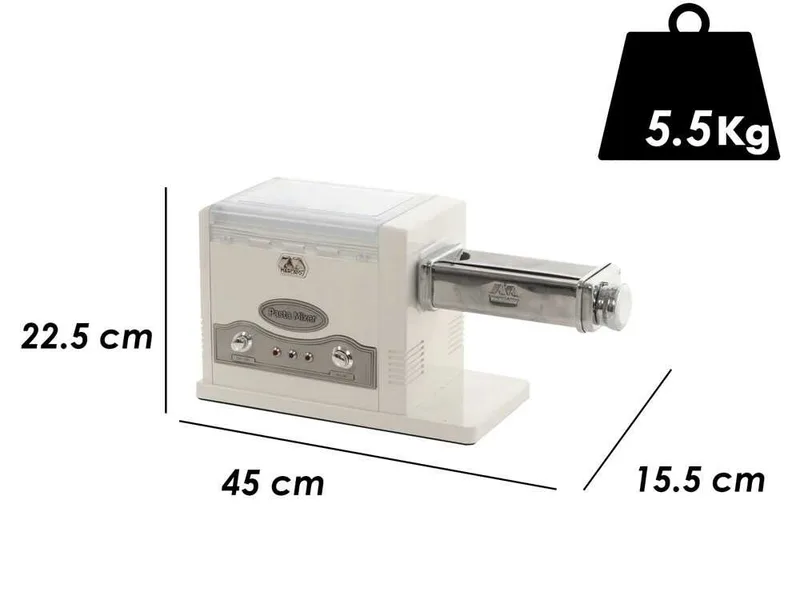 Marcato Pasta Fresca - Laminoir -Machine à pâtes électrique 170W