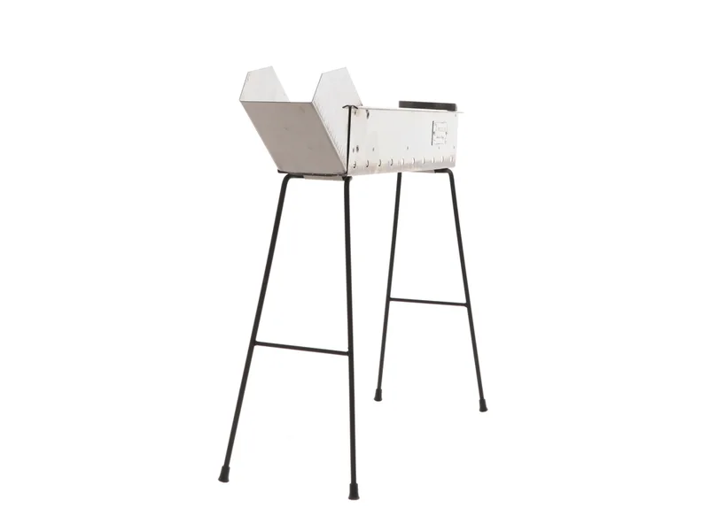 Cruccolini Inox 50 cm - Barbecue spécial pour brochettes à charbon