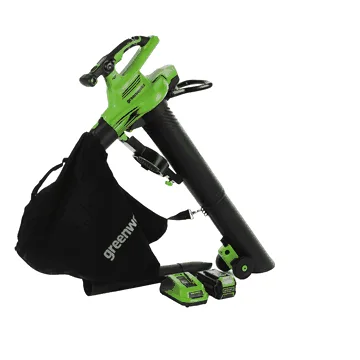 Greenworks GD40BVII - Souffleur - Aspirateur à batterie - 40 V / 4 Ah