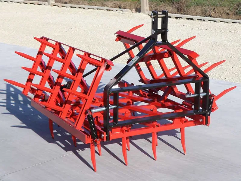 Herses à dents fixes série lourde AgriEuro EPP40 - Porté / Tracté - 40 dents refermables - 200 cm