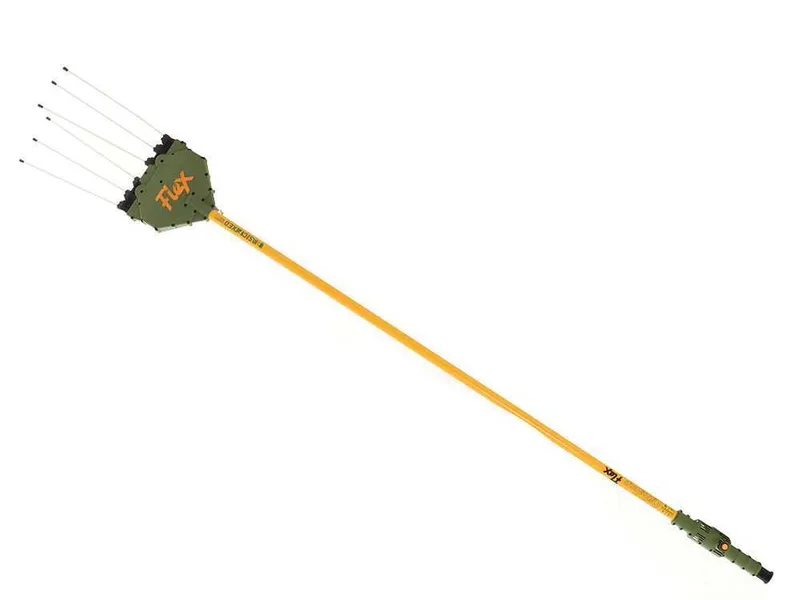 Peigne vibreur électrique à batterie Oliviero Flex Basic télescopique, perche aluminium fixe 240 cm
