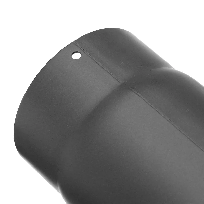 Raik Basic coude de tuyau de fumée 150mm gris fonte 90° sans porte pour tuyau de fumée / conduit de fumée