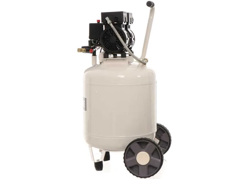 BlackStone V-SBC50-10 - Compresseur d'air silencieux oilless - Moteur 1 CV - 50 L Vertical