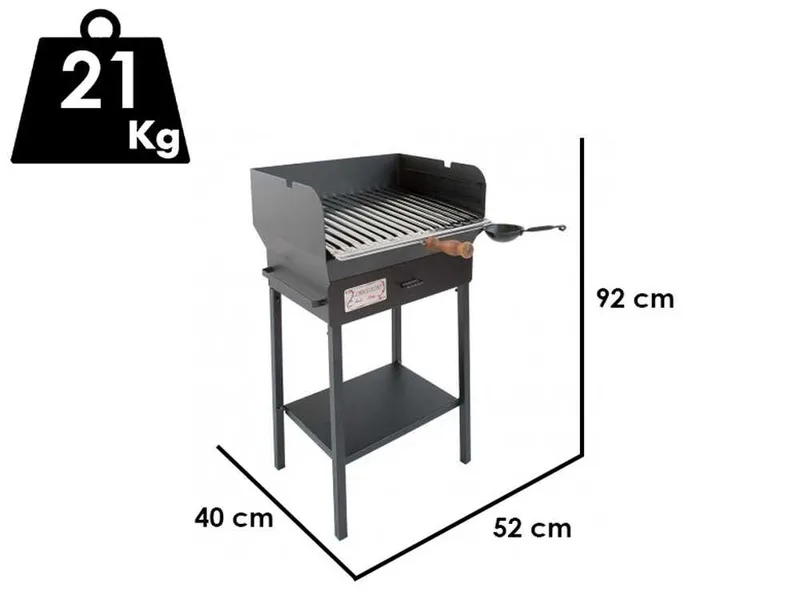 Cruccolini Family - Barbecue à charbon en fer artisanal