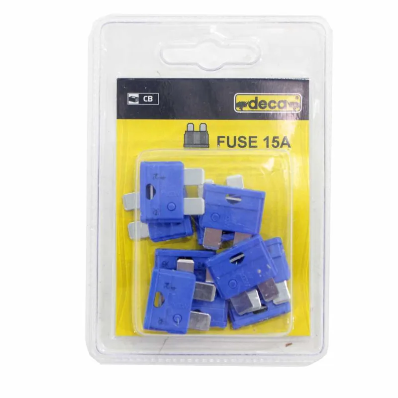 Fusible 15A Deca - 10 pièces
