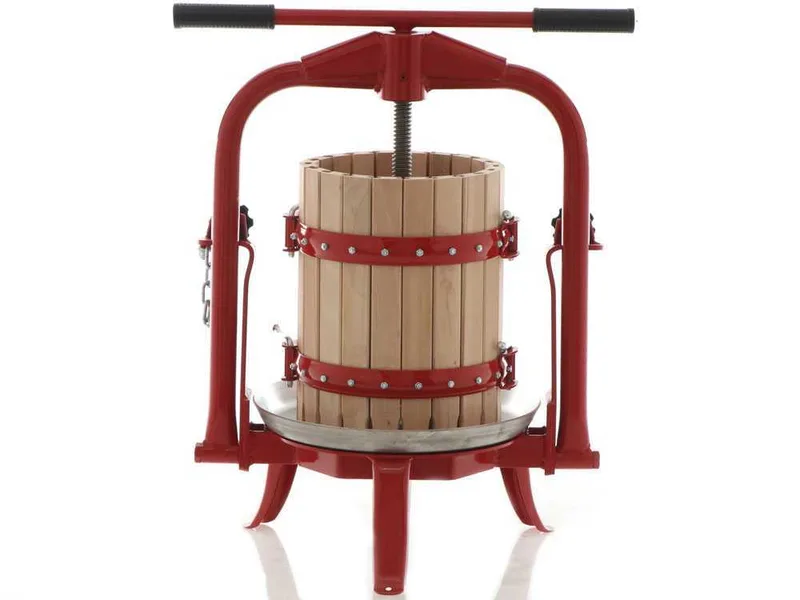 Baesso F20 - Pressoir à vis pour fruits et légumes 11 L – Cage en bois