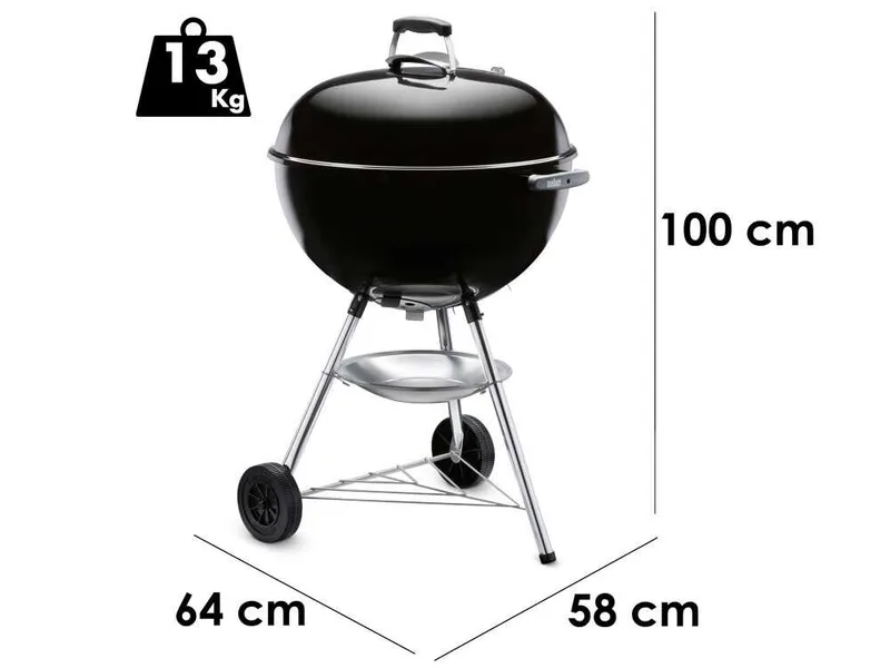Weber Bar-B-Kettle - Barbecue à charbon - Diamètre de la grille de 57 cm