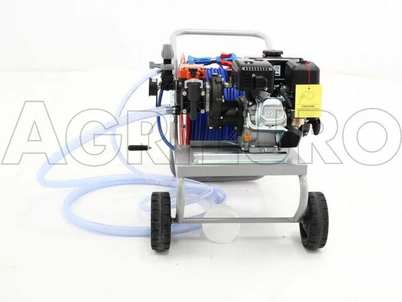 Groupe motopompe de pulvérisation Comet MP 30 avec moteur essence Loncin G 200 F et chariot
