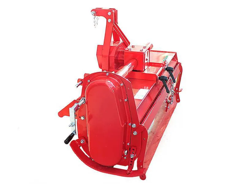 Fraise rotative pour tracteur série moyenne-légère AgriEuro modèle RS 145 avec kit déplacement manuel - Prise de force anti-horaire (Rotation vers la gauche)