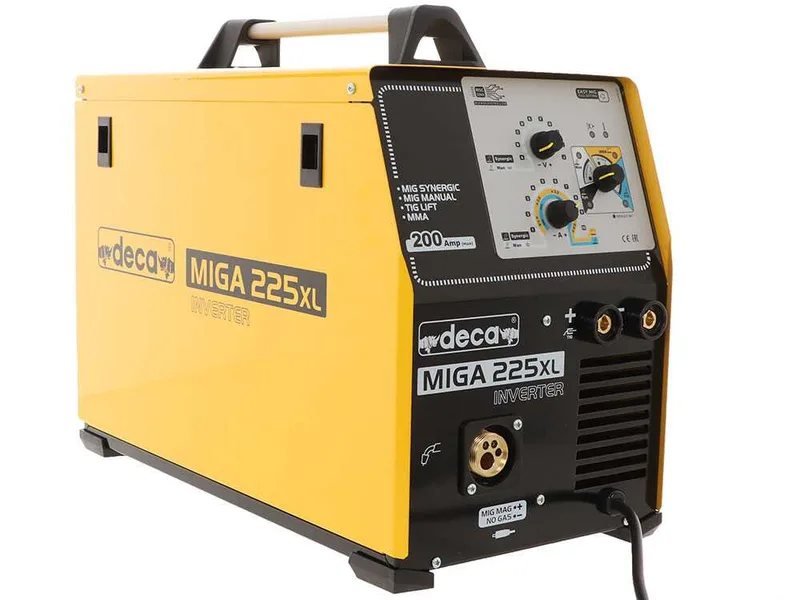 Poste à souder à fil inverter multi-procédés Deca miga 225XL 1Ph 230/50-60 - gaz/no gaz