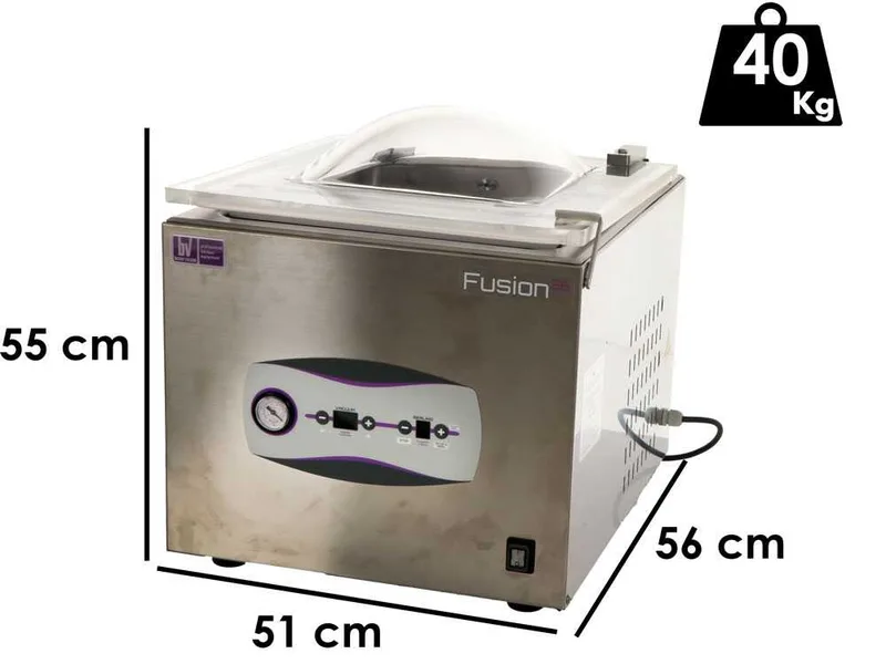 BesserVacuum Fusion 36 - Machine sous-vide à cloche - Barre de soudure de 35 cm