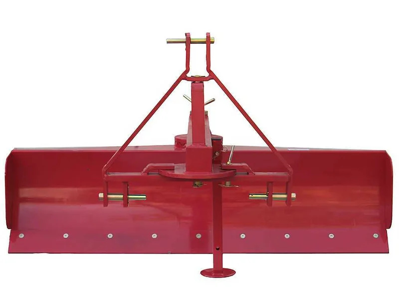 Niveleuse pour tracteur GeoTech DL200 à rotation lame 360° et Bras orientable
