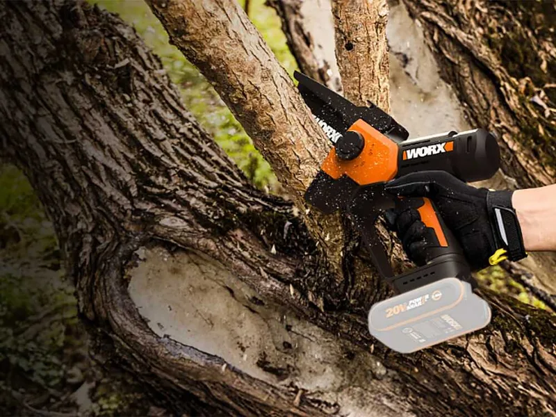 Worx WG326E - Élagueuse sur batterie + perche de rallonge de 125 cm - 20 V 4 Ah