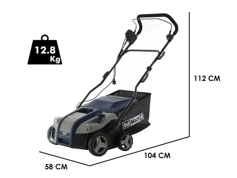 BullMach RASTER 20-40 - Aérateur électrique - Rotor à louchets