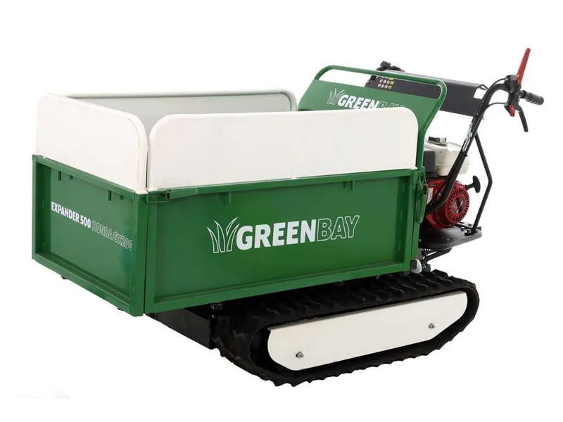 Brouette à moteur GreenBay expander 500 honda GX200 - Caisson extensible - Charge 500 kg