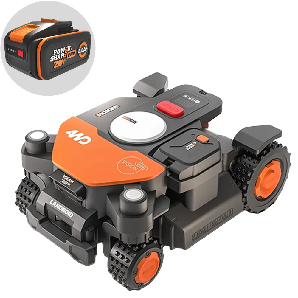 Worx Landroid Vision Cloud WR342E - Robot tondeuse 4WD - Sans installation