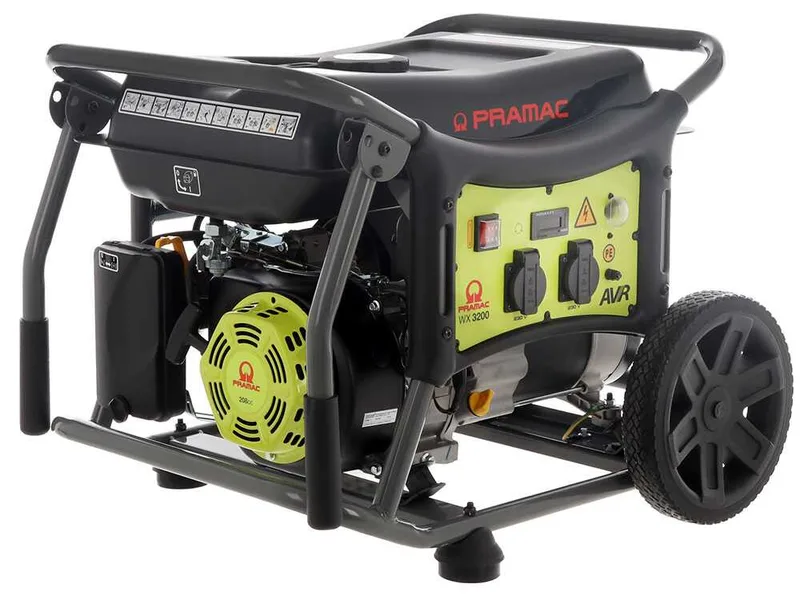 Pramac WX3200 - Groupe électrogène 2.85kw monophasé à essence - Sur chariot
