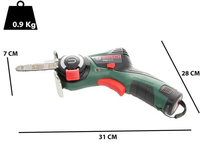Scie à coupe droite NanoBlade sur batterie bosch easy cut 12