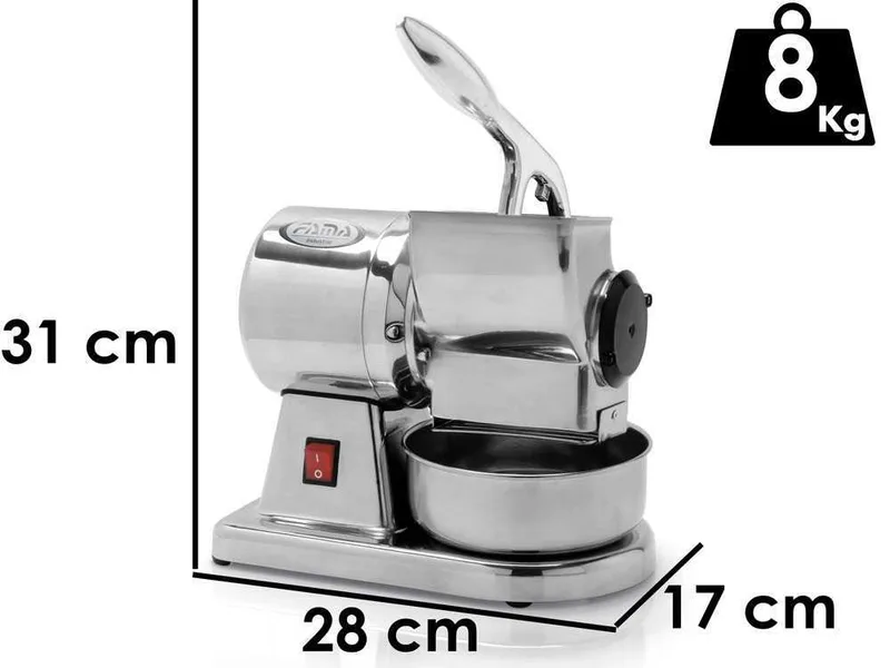 Fama mignon gm - Râpe électrique professionnel - Corps en aluminium poli - 0.5 CV