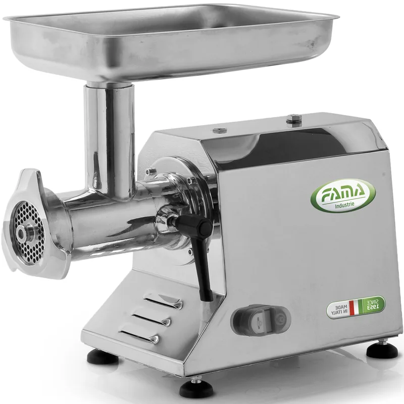 Fama TIK22 UNIKO - Hachoir à viande électrique - Corps et groupe de hachage en acier inox - 230V