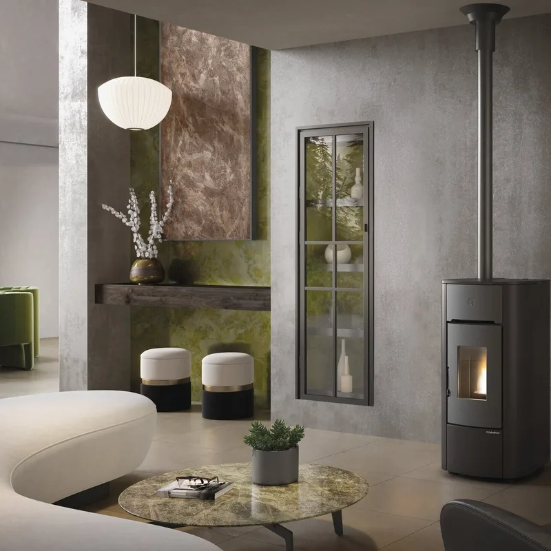 Extraflame angelica PLUS evo - noir poêle à granulés prestige