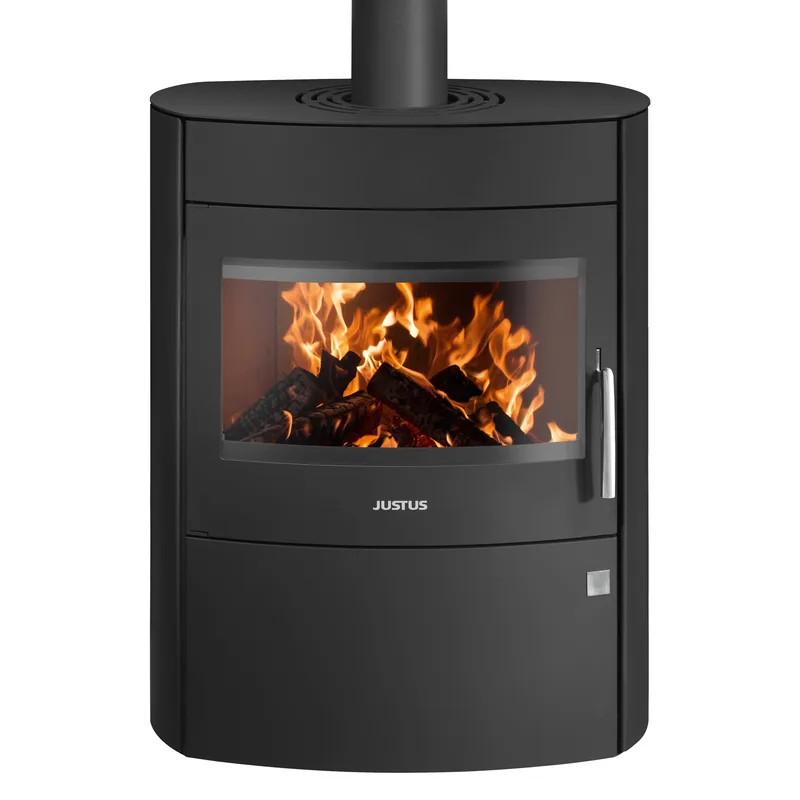 Justus Agero 2.0 Poêle à bois Acier Noir