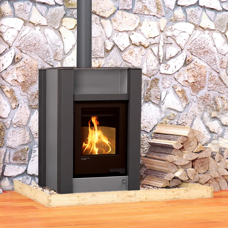 Poêle à bois Aquaflam Vario Lend Gris