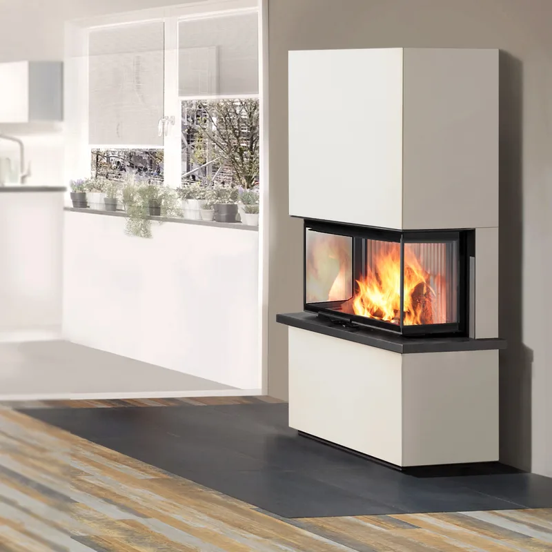 Olsberg Osorno TopStone Poêle à bois Pierre calcaire beige teramo natura