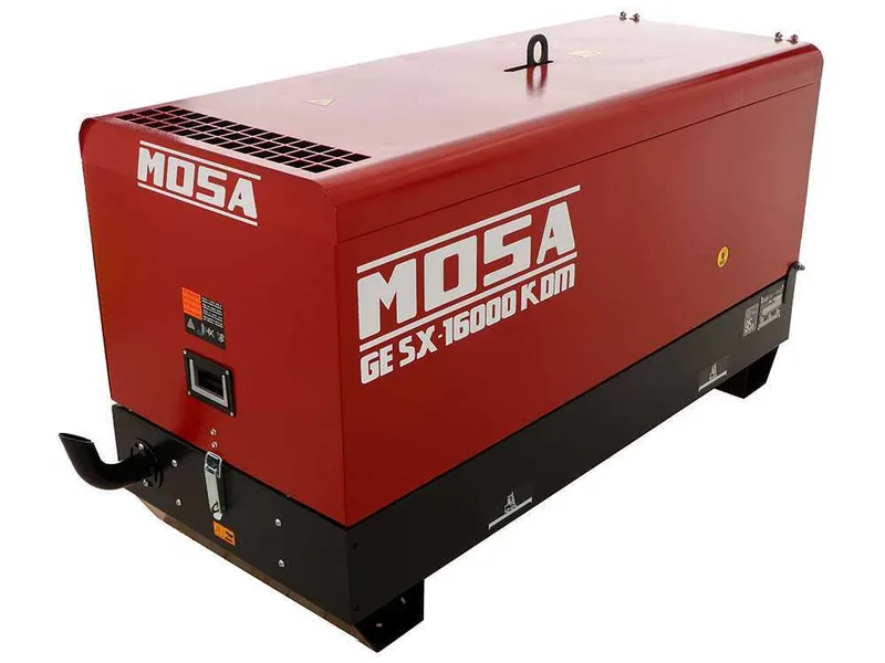MOSA GE SX 16000 KDM - Groupe électrogène insonorisé 14.4 kW - Continu 13.2 kW Monophasé - Moteur Kohler KDW1003