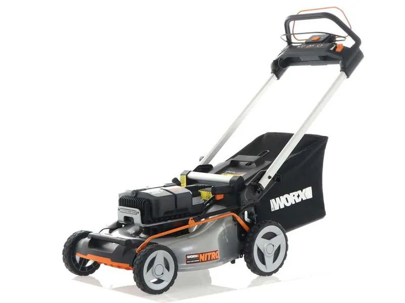 Worx Nitro WG761E - Tondeuse à gazon autotractée à batterie - 80V / 4Ah - coupe de 51 cm