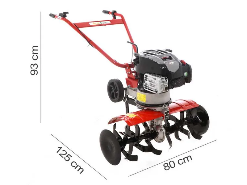 Motobineuse Rotalux 52A B55 avec fraise 75 cm - Moteur B&S de 163 cm3 - 1 vitesse avant