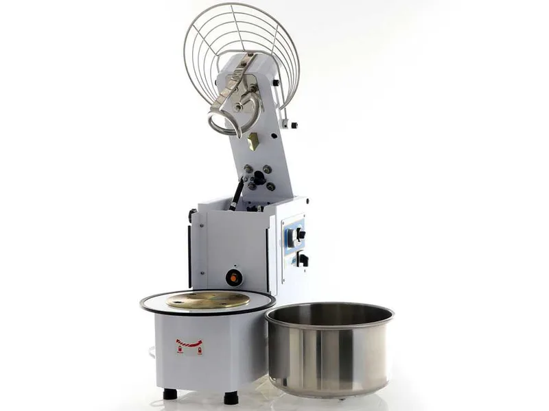 EuroMech ETR 20 2v - Pétrin à spirale à tête basculante capacité 18Kg - Triphasé 2 vitesses