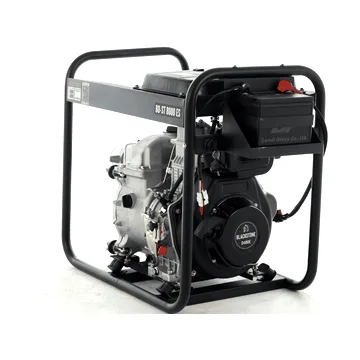 Moto-pompe diesel Blackstone BD-ST 8000ES pour eaux usées chargées avec raccords 80 mm - Euro 5
