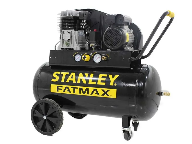 Stanley Fatmax B 255/10/100 - Compresseur d'air électrique monophasé à courroie - Moteur 2 CV - 100 L