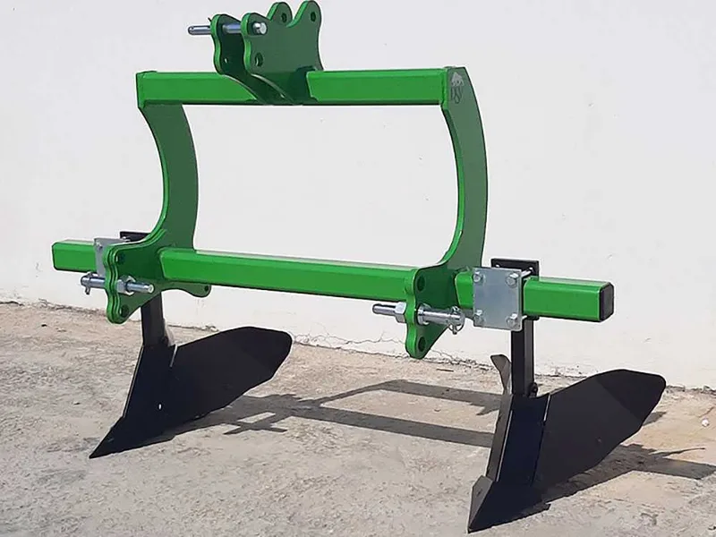 Seven Italy Big - Butteur à 2 dents - Châssis de 140 cm - Pour tracteurs avec attelage à trois points