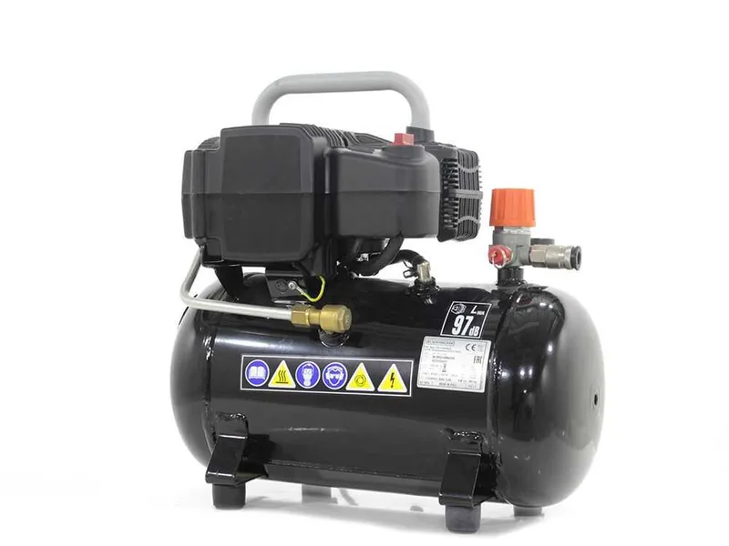 Black & Decker BD195 12 NK - Compresseur d'air électrique portatif monophasé, oil-less - Moteur 1.5 CV - 12 L