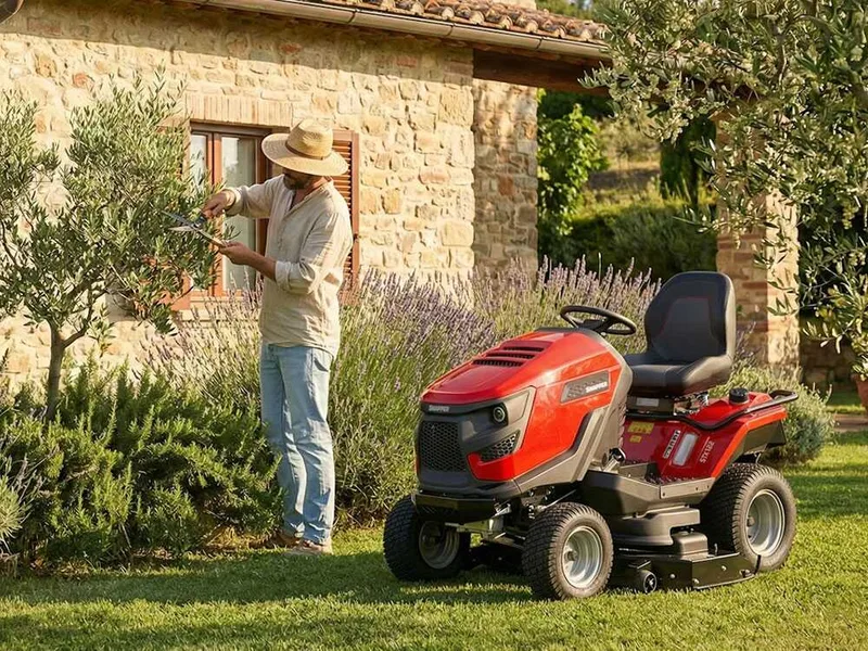 Snapper STX122 - Tondeuse autoportée - Briggs & Stratton 724 cm³ - Éjection arrière et mulching