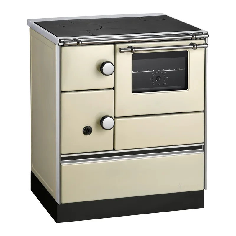 Westminster cuisinière à bois K 76-70 ivoire raccordement tuyaux droit