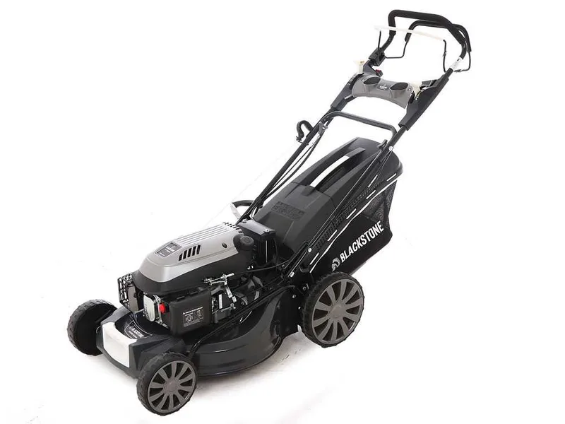 Blackstone SP530E Deluxe - Tondeuse à gazon thermique tractée - 4 en 1