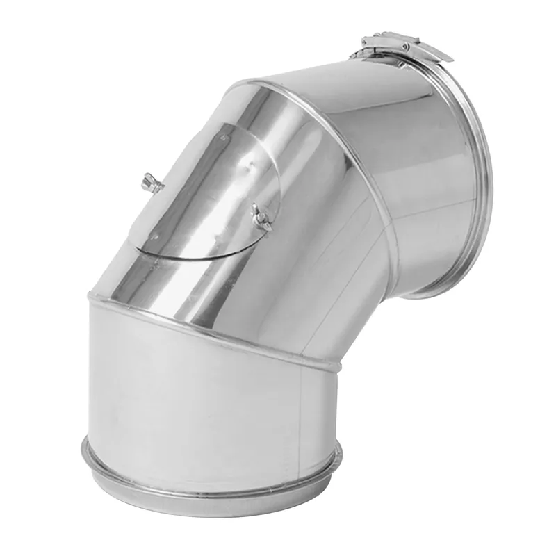 Opsinox conduit de cheminée en acier inoxydable 150mm coude 90° BO9K